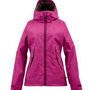 NWT Burton Logan snowboarding jacket in pink/tart
